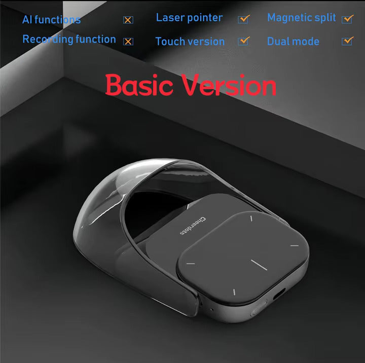 Detachable Air Mouse Wireless Touchpad All-in-one Pocket AI Recording ChatGPT Enabled Mouse Customized Gaming Mouse 11