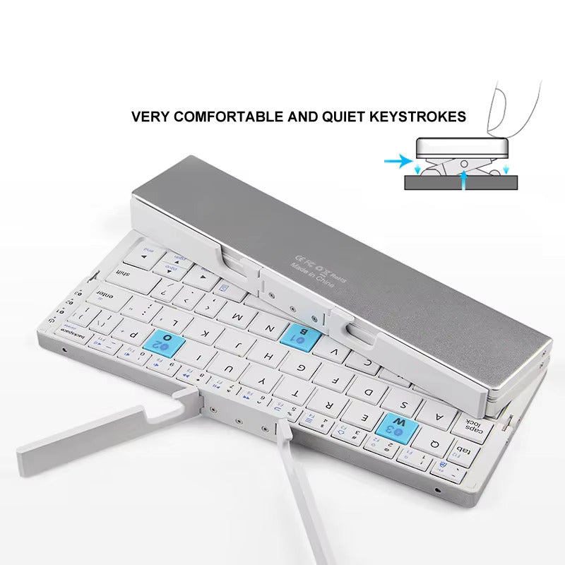 Mini Folding Bluetooth Wireless Keypad 8