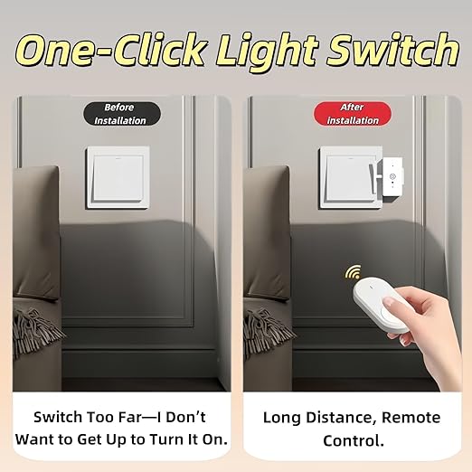 Wireless Smart Light Switch with Remote 8