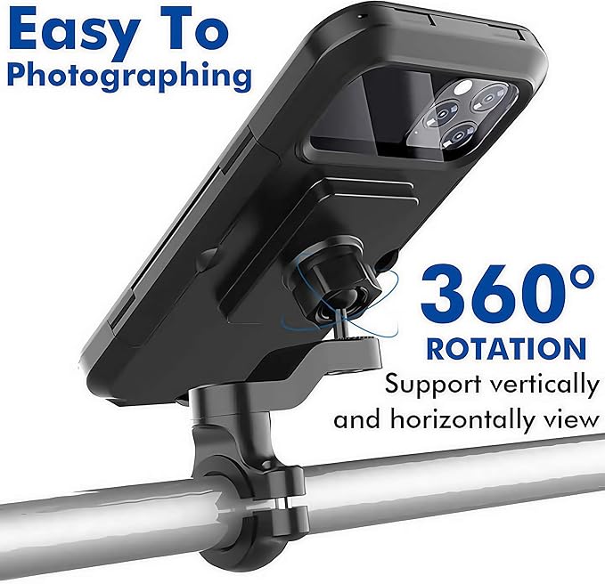 Waterproof Motorcycle Phone Mount Holder 6