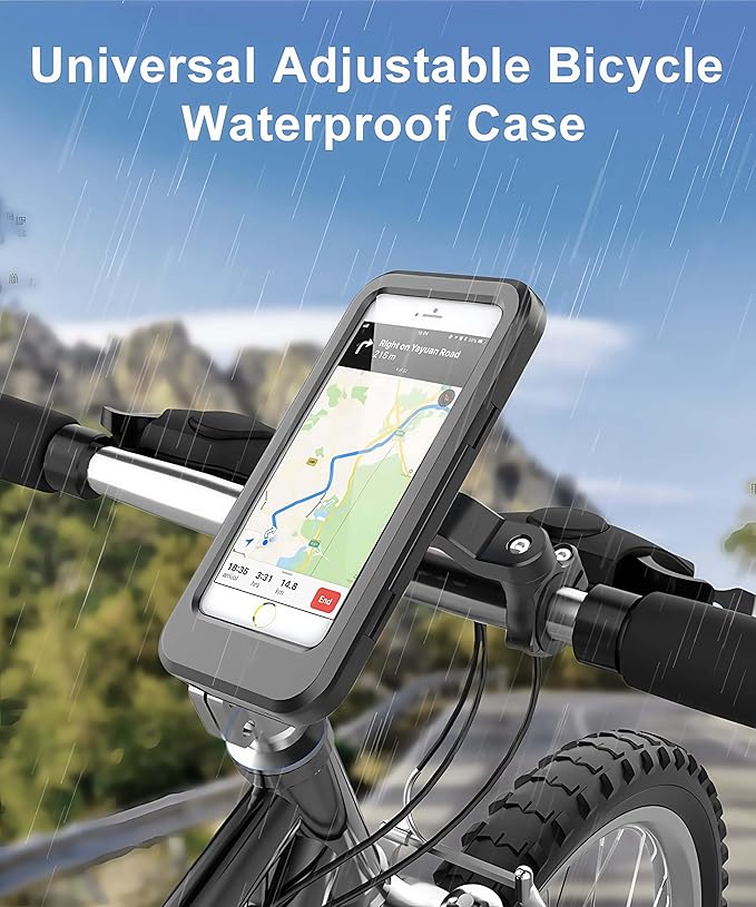 Waterproof Motorcycle Phone Mount Holder 4