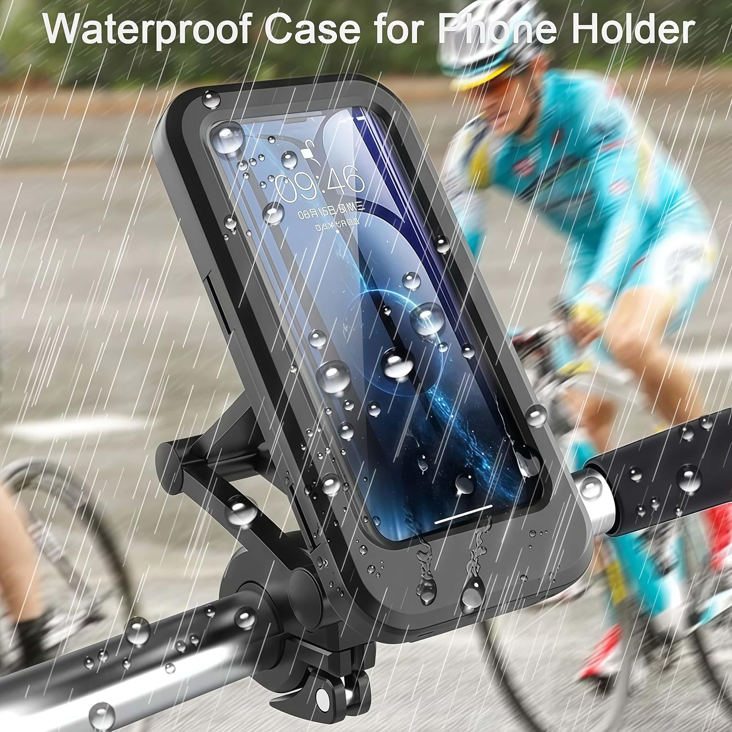 Waterproof Motorcycle Phone Mount Holder 7