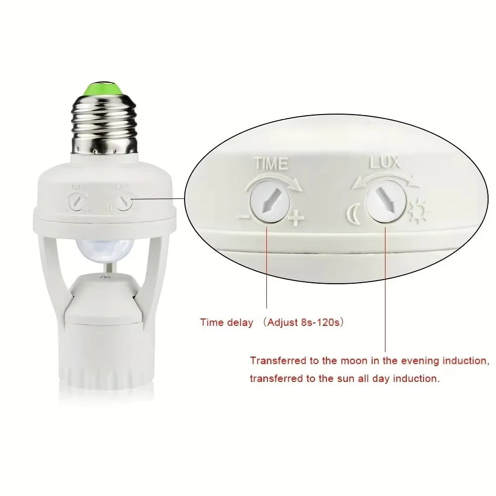 Smart Motion Sensor Light Bulb Holder 5