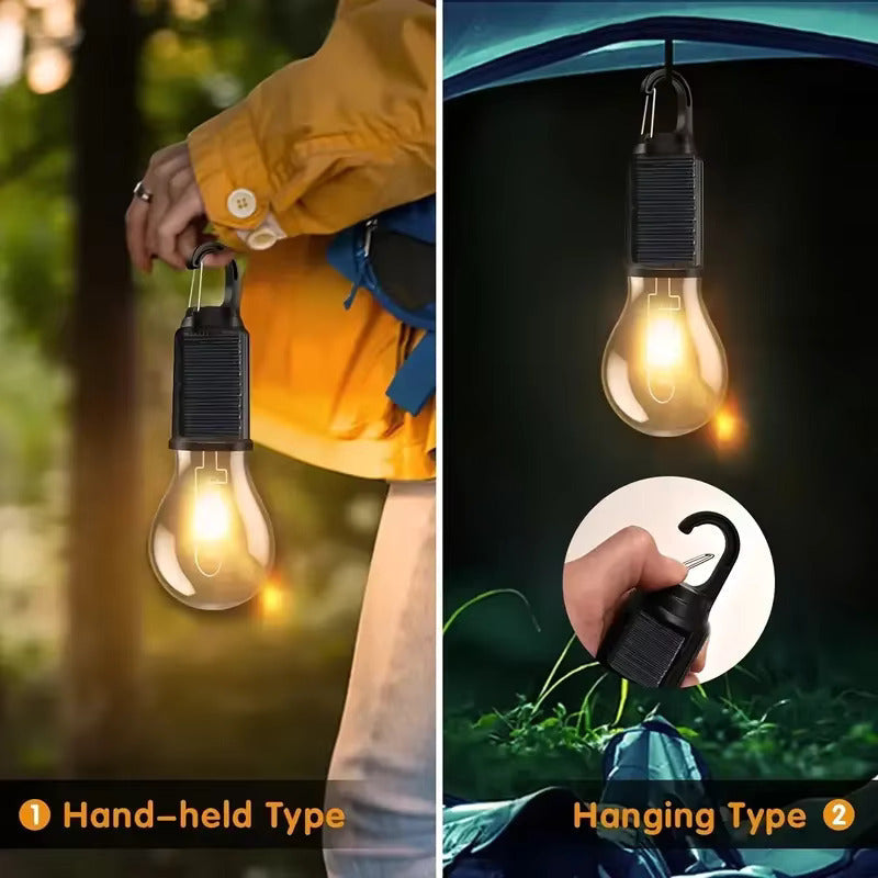 New solar powered charging camping lamp 5