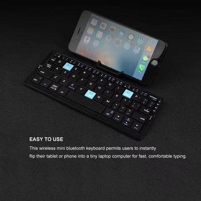 Mini Folding Bluetooth Wireless Keypad 7