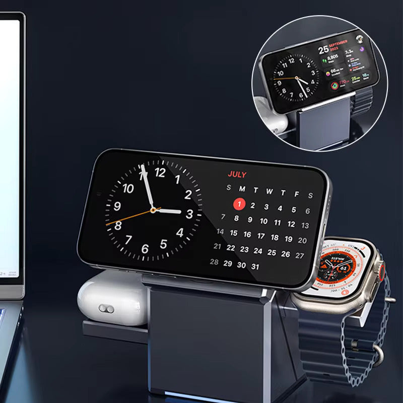 3-in-1 Foldable Magnetic Wireless Charging Station 4
