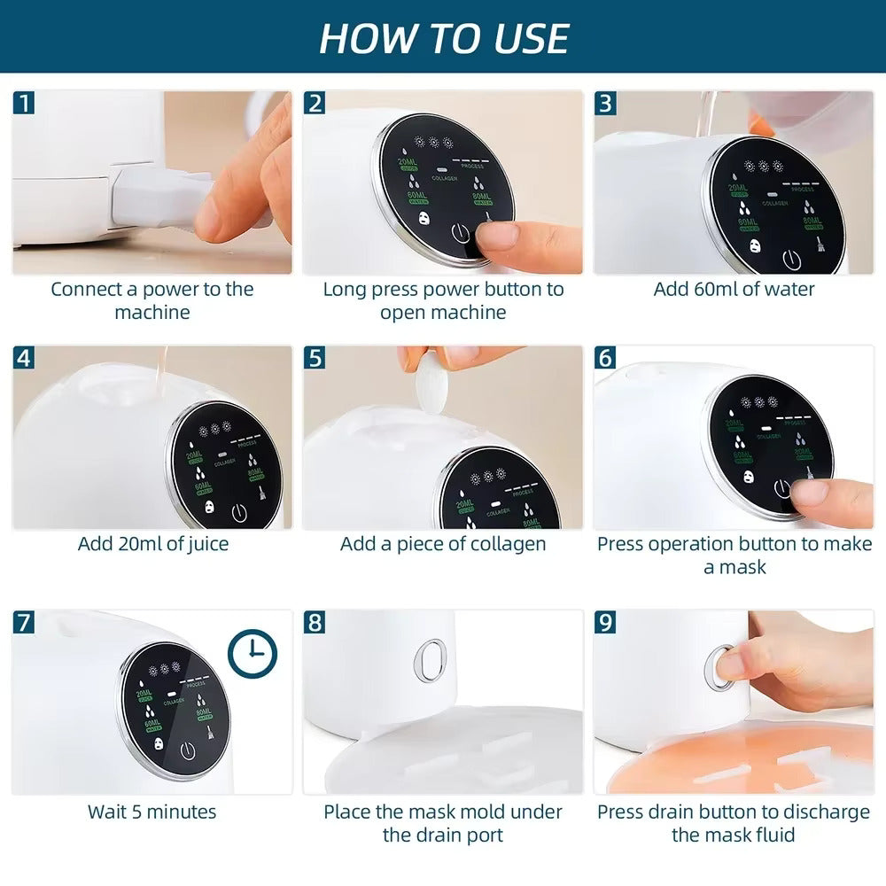 Facial Mask Machine For DIY Vegetable Fruits Mask 3