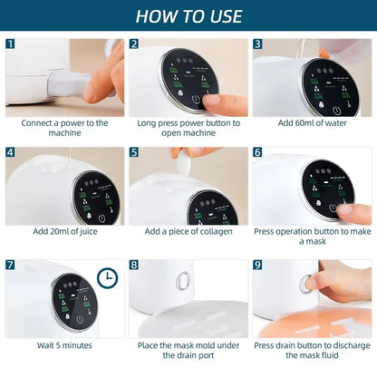 Facial Mask Machine For DIY Vegetable Fruits Mask 3