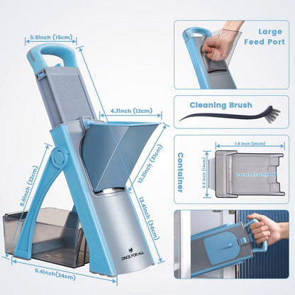 Multifunctional Safe Hand Mandoline Slicer 4