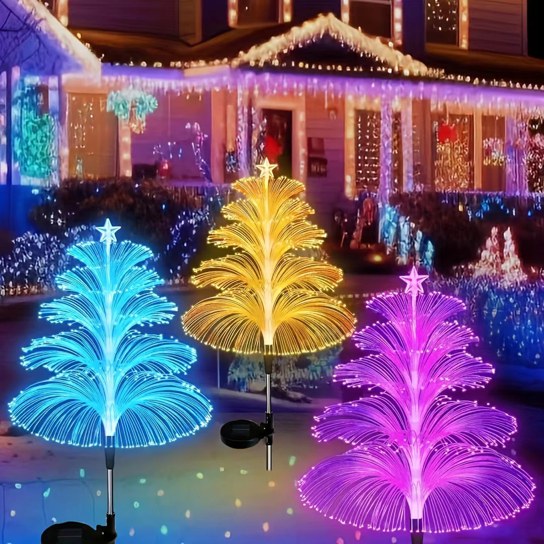 Solar Powered 7 Color Changing Jellyfish Stake Light 2