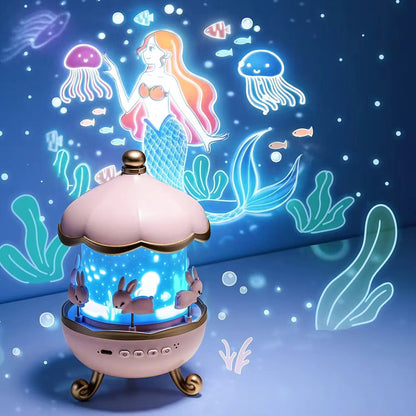 Baby Night Light Projector with White Noise & 21 Colors & 15 Films 3
