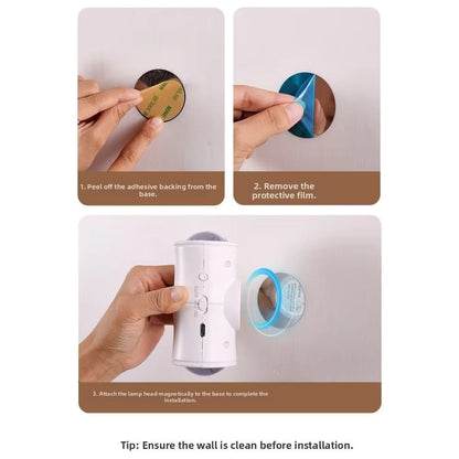 Human Body Detection Night Light Automatic Sensing 7 Color Wall Lamp 4