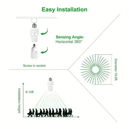 Smart Motion Sensor Light Bulb Holder 3