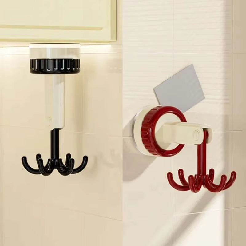 Suction Cup Six-Claw Rotating Hook 5