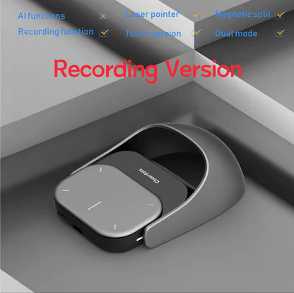 Detachable Air Mouse Wireless Touchpad All-in-one Pocket AI Recording ChatGPT Enabled Mouse Customized Gaming Mouse 9