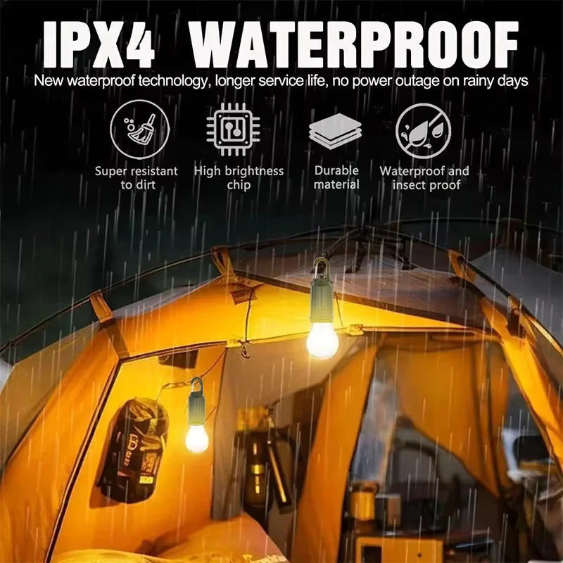 New solar powered charging camping lamp 4