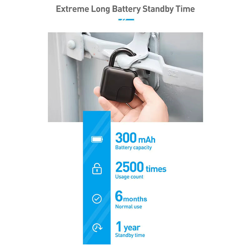 Smart Fingerprint Padlock 4