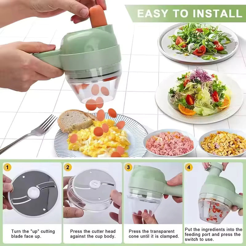 Multi functional electric vegetable slicers 3