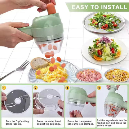 Multi functional electric vegetable slicers 3