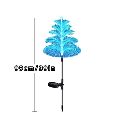 Solar Powered 7 Color Changing Jellyfish Stake Light 5