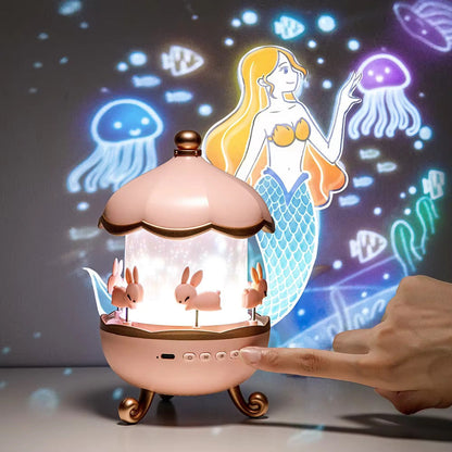 Baby Night Light Projector with White Noise & 21 Colors & 15 Films 1