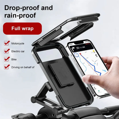 Waterproof Motorcycle Phone Mount Holder 1