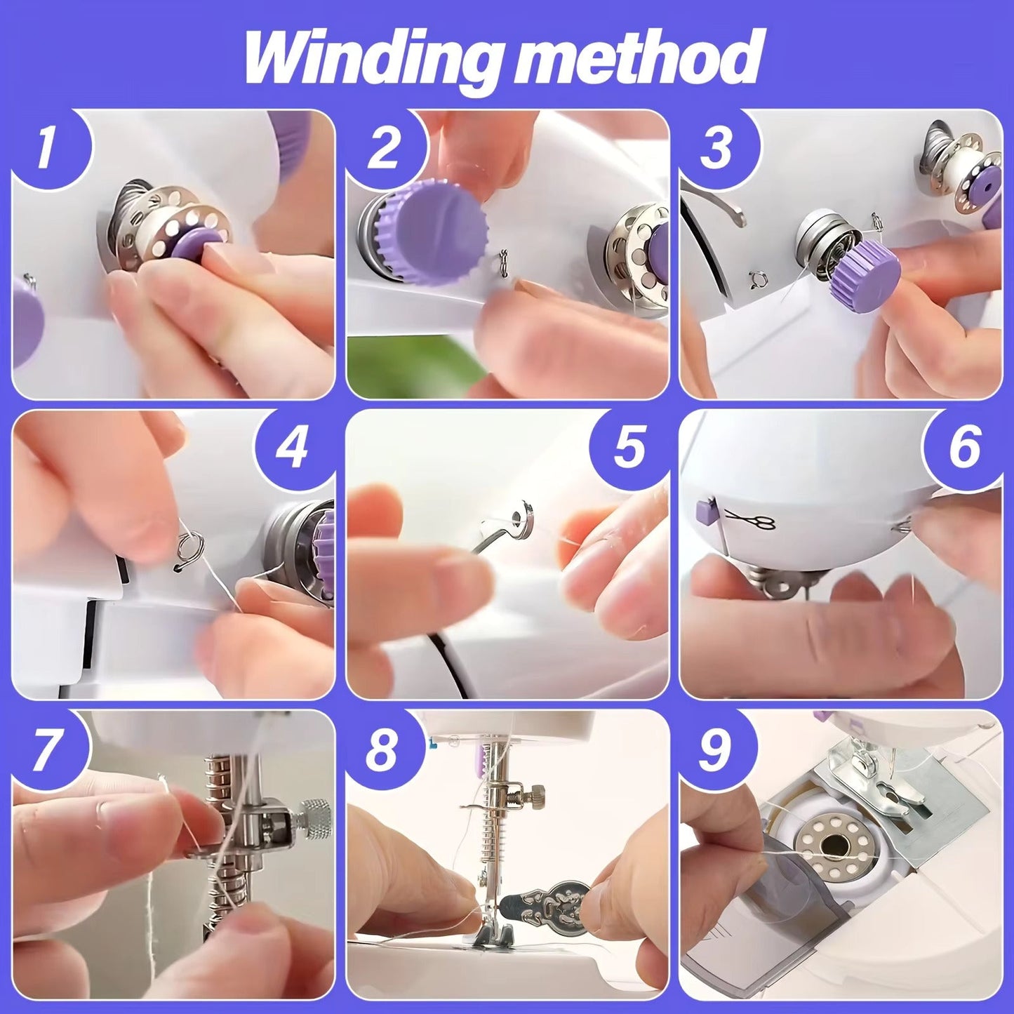 Mini Portable Sewing Machine 5