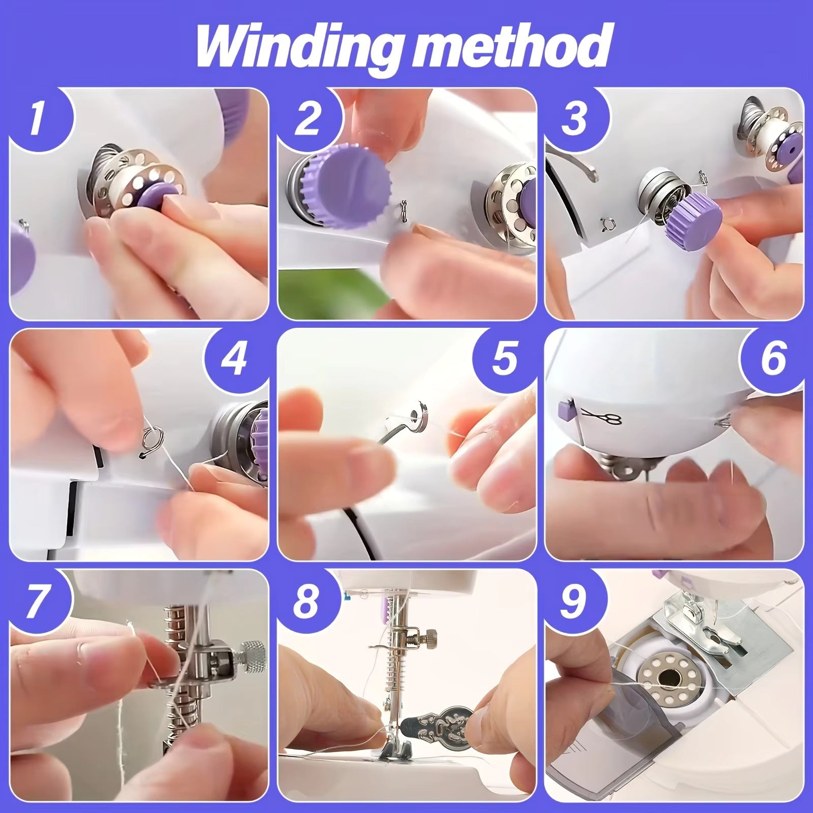 Mini Portable Sewing Machine 5