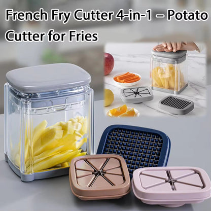 French Fry Cutter 4-in-1 2