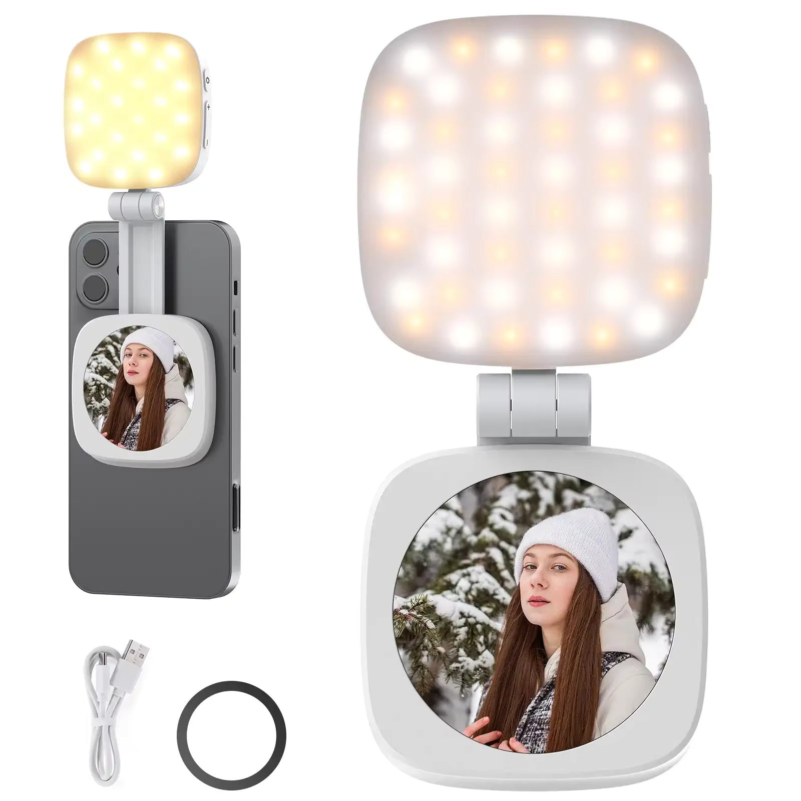 Magnetic Selfie Light Compatible with MagSafe iPhone 7