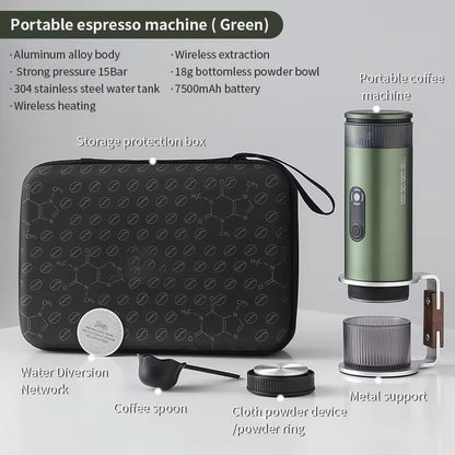 Portable Coffee Maker Espresso Machine 8