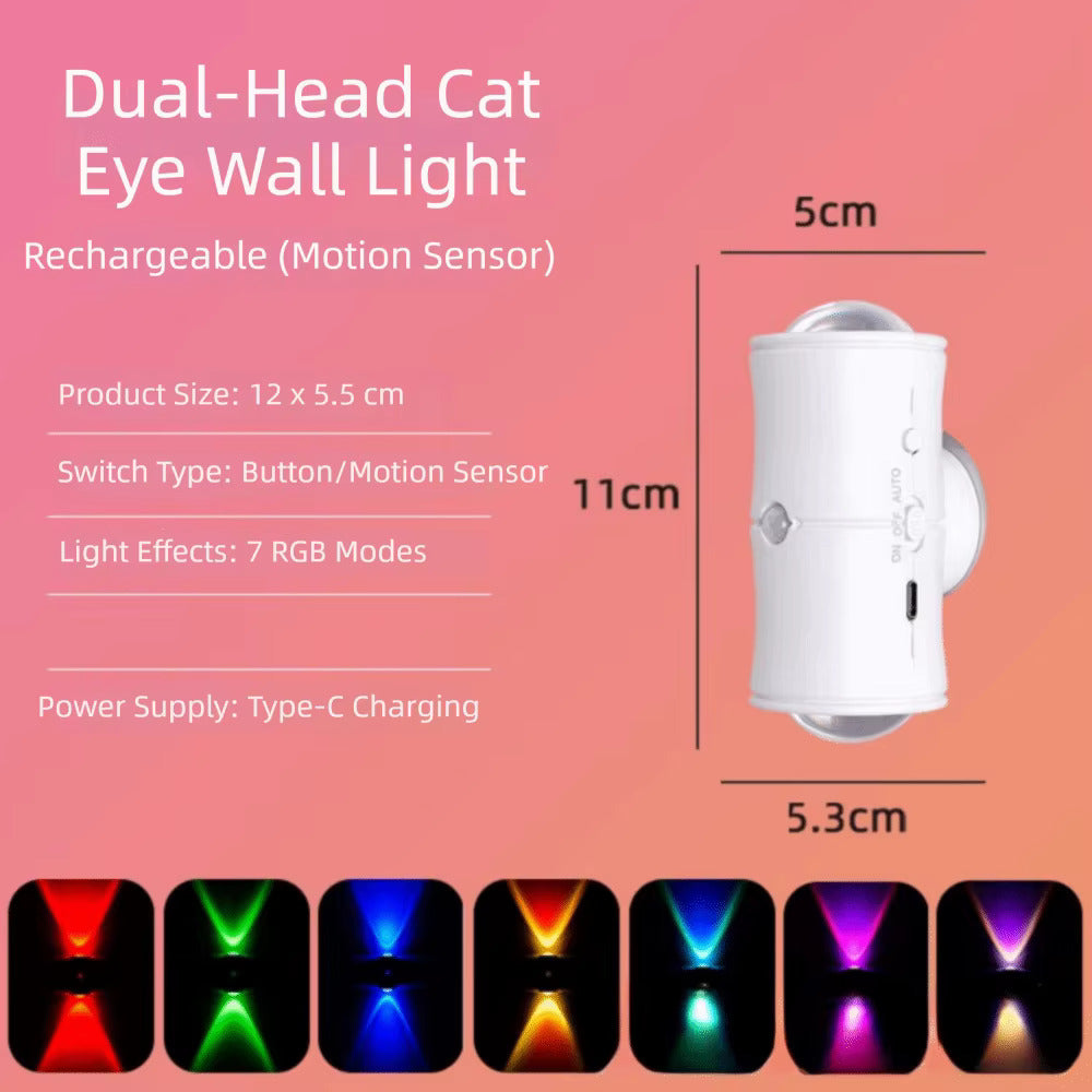 Human Body Detection Night Light Automatic Sensing 7 Color Wall Lamp 3