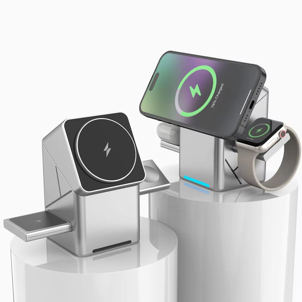 3-in-1 Foldable Magnetic Wireless Charging Station 2