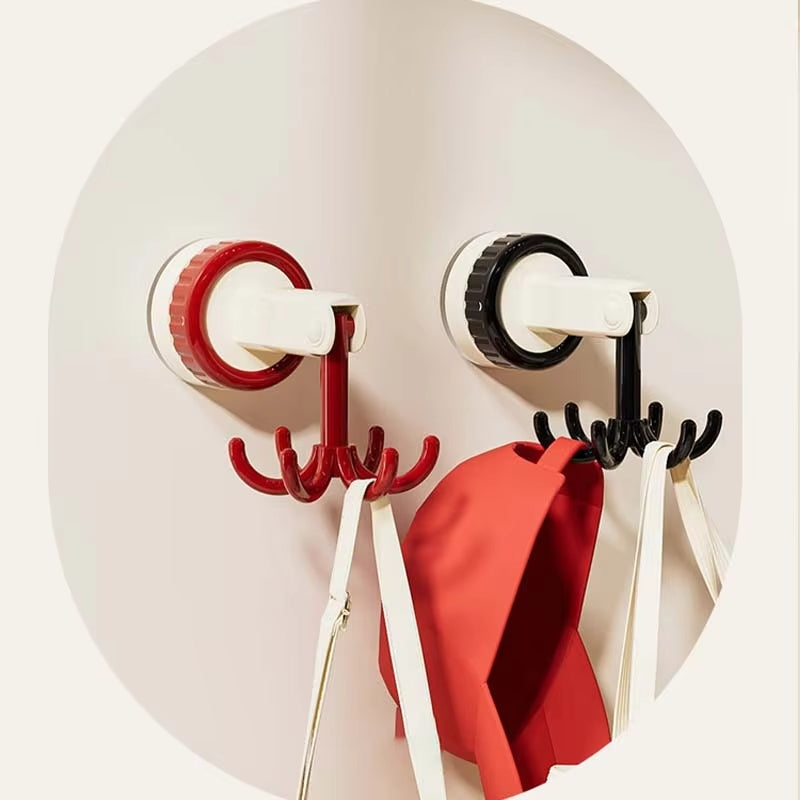 Suction Cup Six-Claw Rotating Hook 7